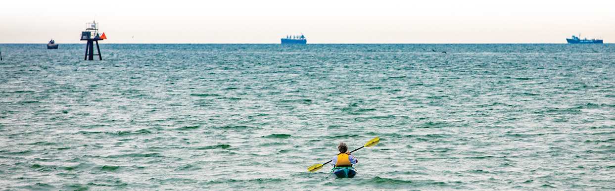 Kayak on the Cheseapeake Bay